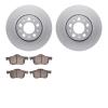 4502-27065 Geospec Brake Rotors w/5000 Advanced Brake Pads Kit, 1999-2009 Volvo, Position: Front - image 1