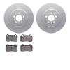 4502-27069 Geospec Brake Rotors w/5000 Advanced Brake Pads Kit, 2004-2007 Volvo, Position: Rear - image 1