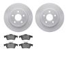 4502-27071 Geospec Brake Rotors w/5000 Advanced Brake Pads Kit, 2004-2013 Volvo, Position: Rear - image 1