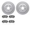 4502-27076 Geospec Brake Rotors w/5000 Advanced Brake Pads Kit, 2007-2018 Volvo, Position: Rear - image 1