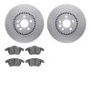 4502-27087 Geospec Brake Rotors w/5000 Advanced Brake Pads Kit, 2008-2015 Land Rover, Position: Front - image 1