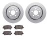 4502-27109 Geospec Brake Rotors w/5000 Advanced Brake Pads Kit, 2016-2018 Volvo, Position: Rear - image 1