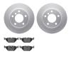 4502-31140 Geospec Brake Rotors w/5000 Advanced Brake Pads Kit, 1991-1999 BMW, Position: Rear