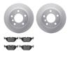 4502-31147 Geospec Brake Rotors w/5000 Advanced Brake Pads Kit, 1995-1999 BMW, Position: Rear - image 1