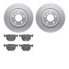4502-31148 Geospec Brake Rotors w/5000 Advanced Brake Pads Kit, 1995-2003 BMW, Position: Rear - image 1