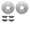 4502-31154 Geospec Brake Rotors w/5000 Advanced Brake Pads Kit, 1996-2000 BMW, Position: Rear - image 1