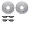 4502-31158 Geospec Brake Rotors w/5000 Advanced Brake Pads Kit, 1999-2006 BMW, Position: Rear