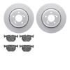 4502-31162 Geospec Brake Rotors w/5000 Advanced Brake Pads Kit, 2000-2006 BMW, Position: Rear - image 1