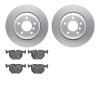 4502-31168 Geospec Brake Rotors w/5000 Advanced Brake Pads Kit, 2001-2006 BMW, Position: Rear - image 1