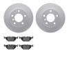 4502-31173 Geospec Brake Rotors w/5000 Advanced Brake Pads Kit, 2003-2006 BMW, Position: Rear - image 1