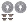 4502-31181 Geospec Brake Rotors w/5000 Advanced Brake Pads Kit, 2004-2010 BMW, Position: Rear - image 1