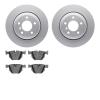 4502-31183 Geospec Brake Rotors w/5000 Advanced Brake Pads Kit, 2004-2010 BMW, Position: Rear - image 1