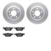 4502-31188 Geospec Brake Rotors w/5000 Advanced Brake Pads Kit, 2006-2013 BMW, Position: Rear - image 1