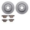 4502-31199 Geospec Brake Rotors w/5000 Advanced Brake Pads Kit, 2007-2008 BMW, Position: Rear - image 1