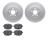 4502-31226 Geospec Brake Rotors w/5000 Advanced Brake Pads Kit, 2015-2015 BMW, Position: Rear - image 1