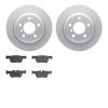 4502-31243 Geospec Brake Rotors w/5000 Advanced Brake Pads Kit, 2013-2020 BMW, Position: Rear - image 1