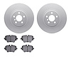 4502-31275 Geospec Brake Rotors w/5000 Advanced Brake Pads Kit, Fits Select Multiple Makes/Models, Position: Front - image 1