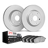 4502-31295 Geospec Brake Rotors w/5000 Advanced Brake Pads Kit, Fits Select BMW, Position: Rear
