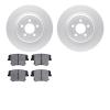 4502-39050 Geospec Brake Rotors w/5000 Advanced Brake Pads Kit, 2006-2014 Mopar, Position: Rear - image 1