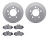 4502-40093 Geospec Brake Rotors w/5000 Advanced Brake Pads Kit, 2002-2018 Multiple Makes/Models, Position: Rear - image 1