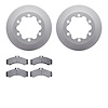 4502-40096 Geospec Brake Rotors w/5000 Advanced Brake Pads Kit, 2002-2006 Multiple Makes/Models, Position: Rear