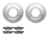 4502-40155 Geospec Brake Rotors w/5000 Advanced Brake Pads Kit, 2005-2017 Multiple Makes/Models, Position: Front, Rear - image 1