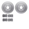 4502-42046 Geospec Brake Rotors w/5000 Advanced Brake Pads Kit, 2006-2010 Mopar, Position: Rear - image 1