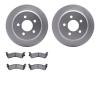 4502-42074 Geospec Brake Rotors w/5000 Advanced Brake Pads Kit, 1993-1994 Mopar, Position: Rear - image 1