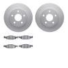 4502-42076 Geospec Brake Rotors w/5000 Advanced Brake Pads Kit, 1999-2002 Mopar, Position: Front - image 1
