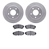4502-45035 Geospec Brake Rotors w/5000 Advanced Brake Pads Kit, 1986-1992 GM, Position: Front