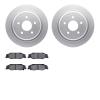 4502-46026 Geospec Brake Rotors w/5000 Advanced Brake Pads Kit, 1997-2013 GM, Position: Rear - image 1