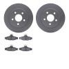 4502-47062 Geospec Brake Rotors w/5000 Advanced Brake Pads Kit, 1993-1997 GM, Position: Rear - image 1