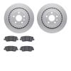 4502-47115 Geospec Brake Rotors w/5000 Advanced Brake Pads Kit, 2015-2019 GM, Position: Rear - image 1