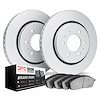 4502-48000 Geospec Brake Rotors w/5000 Advanced Brake Pads Kit, Fits Select GM, Position: Rear - image 1