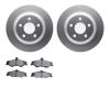 4502-52027 Geospec Brake Rotors w/5000 Advanced Brake Pads Kit, 1998-2002 GM, Position: Rear - image 1