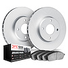 4502-54043 Geospec Brake Rotors w/5000 Advanced Brake Pads Kit, 1990-2003 Ford/Lincoln/Mercury/Mazda, Position: Front - image 1