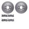 4502-54045 Geospec Brake Rotors w/5000 Advanced Brake Pads Kit, 1992-1995 Ford/Lincoln/Mercury/Mazda, Position: Rear - image 1