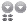 4502-54225 Geospec Brake Rotors w/5000 Advanced Brake Pads Kit, 1996-2007 Ford/Lincoln/Mercury/Mazda, Position: Front - image 1