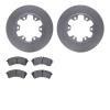 4502-54243 Geospec Brake Rotors w/5000 Advanced Brake Pads Kit, Fits Select Ford/Lincoln/Mercury/Mazda, Position: Rear - image 1