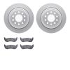 4502-55005 Geospec Brake Rotors w/5000 Advanced Brake Pads Kit, 2003-2011 Ford/Lincoln/Mercury/Mazda, Position: Rear - image 1
