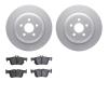 4502-55010 Geospec Brake Rotors w/5000 Advanced Brake Pads Kit, Fits Select Ford/Lincoln/Mercury/Mazda, Position: Rear - image 1