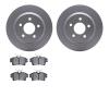 4502-55014 Geospec Brake Rotors w/5000 Advanced Brake Pads Kit, 1994-2004 Ford/Lincoln/Mercury/Mazda, Position: Rear - image 1