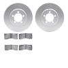 4502-55019 Geospec Brake Rotors w/5000 Advanced Brake Pads Kit, 1965-1966 Ford/Lincoln/Mercury/Mazda, Position: Front - image 1