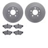 4502-56009 Geospec Brake Rotors w/5000 Advanced Brake Pads Kit, 1995-1997 Ford/Lincoln/Mercury/Mazda, Position: Front - image 1
