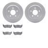 4502-56011 Geospec Brake Rotors w/5000 Advanced Brake Pads Kit, 1996-2002 Ford/Lincoln/Mercury/Mazda, Position: Rear - image 1
