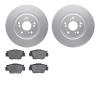 4502-58025 Geospec Brake Rotors w/5000 Advanced Brake Pads Kit, 1997-2005 Acura/Honda, Position: Rear