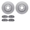 4502-58042 Geospec Brake Rotors w/5000 Advanced Brake Pads Kit, 2013-2018 Acura/Honda, Position: Front - image 1
