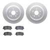 4502-58043 Geospec Brake Rotors w/5000 Advanced Brake Pads Kit, 2014-2016 Acura/Honda, Position: Rear - image 1