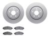 4502-58047 Geospec Brake Rotors w/5000 Advanced Brake Pads Kit, 2017-2020 Acura/Honda, Position: Front