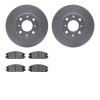 4502-59092 Geospec Brake Rotors w/5000 Advanced Brake Pads Kit, 1986-1989 Acura/Honda, Position: Front - image 1